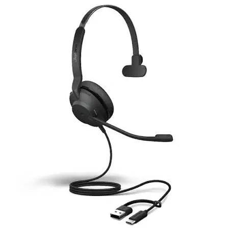 სადენიანი ყურსასმენი Jabra Evolve2 30 SE MS Mono, USB-C/A (23189-899-779)