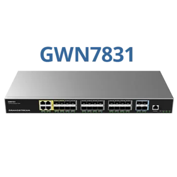 Grandstream-GWN7831-Layer-3-Managed-switch-fornet ქსელური სვიჩი Grandstream GWN7831, Layer 3 Managed (GWN7831)