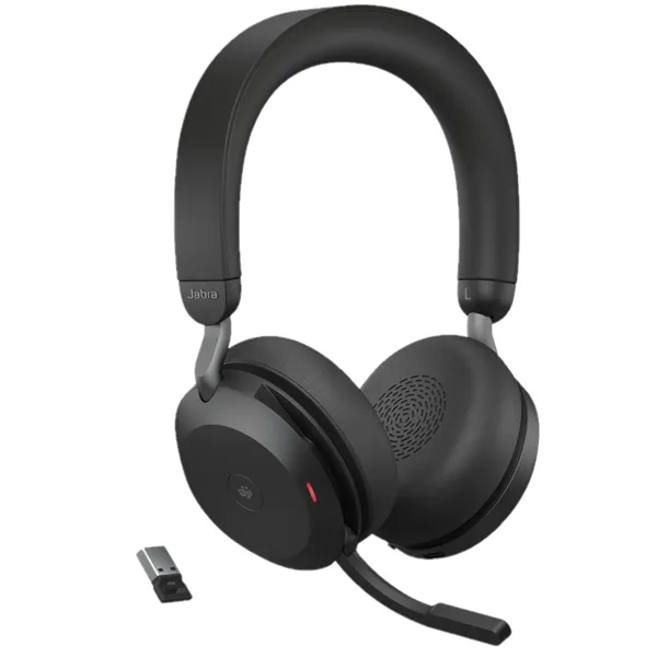 ბლუთუზ ყურსასმენი Jabra Evolve2 75 MS Stereo Link 380a  (27599-999-999)