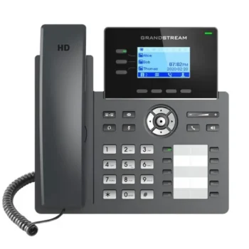 grandstream-grp2604p-poe-ip-phone-6-sip-hd-10-blf-keys-fornet IP ტელეფონი Grandstream GRP2604P, PoE 3, lines, 6 SIP accounts, 10 BLF keys, HD audio
