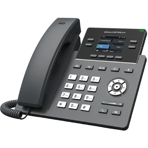 IP ტელეფონი Grandstream GRP2612W, Poe, 4 SIP accounts, Wi-Fi, HD,  (Power Supply)