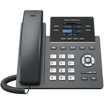 IP ტელეფონი Grandstream GRP2612W, Poe, 4 SIP accounts, Wi-Fi, HD,  (Power Supply)
