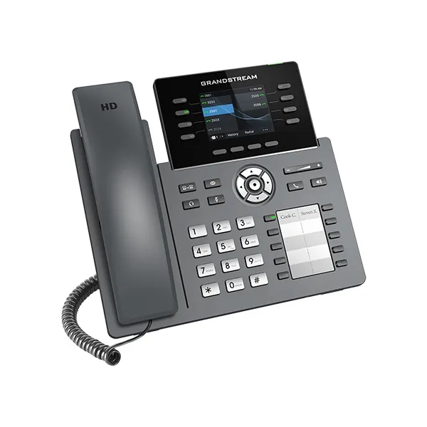 აიპი ტელეფონი Grandstream GRP2634 Poe, 12 SIP, 8 Line keys, Wi-Fi, HD Audio