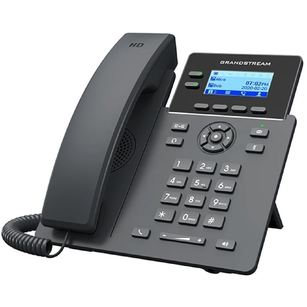 IP ტელეფონი Grandstream GRP2602G, IP Phone, 4 SIP, 2 Line, POE, Black