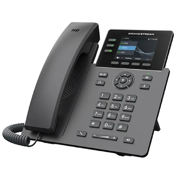 IP ტელეფონი Grandstream GRP2611G, 3 SIP, Poe, 12 Digital BLF keys, HD Audio (Power Supply)