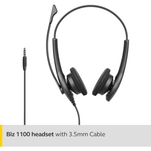 ყურსასმენი Jabra BIZ 1100 EDU Stereo, 3.5mm (1159-0139-EDU)