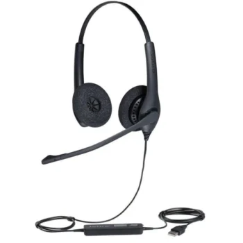 ქოლ-ცენტრის ყურსასმენი Jabra BIZ 1500 Duo, USB, NC (1559-0159)