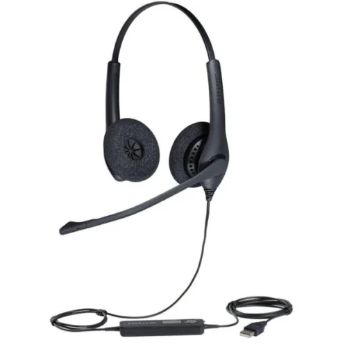 ქოლ-ცენტრის ყურსასმენი Jabra BIZ 1500 Duo, USB, NC (1559-0159)