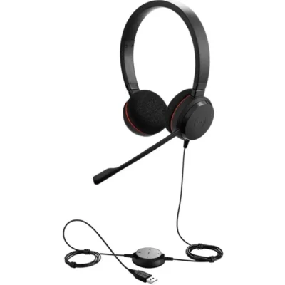 jabra-evolve-20-ms-stereo-headset-front Jabra Evolve 20 MS Stereo პროფესიონალური სადენიანი ყურსასმენი მიკროფონით