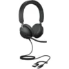 სადენიანი ყურსასმენი Jabra Evolve2 40 SE MS Stereo USB-A (24189-999-799)