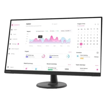 მონიტორი Lenovo D32-40 (66FCGAC2EU) - 31.5" Full HD, 75Hz, VA