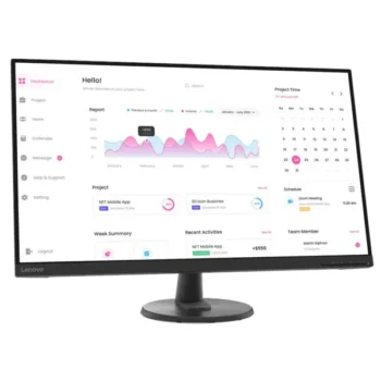 მონიტორი Lenovo D32-40 (66FCGAC2EU) - 31.5" Full HD, 75Hz, VA