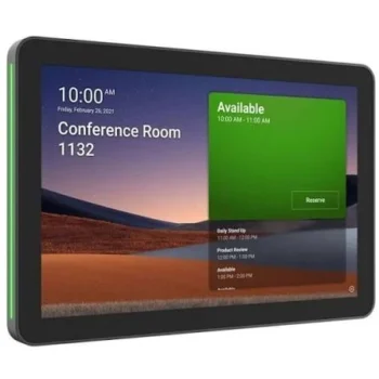 Logitech-Tap-Scheduler-Graphite-touch-screen-meeting-room-controller-952-000091- Logitech Tap Scheduler (L952-000091) - ჯავშნის სენსორული მართვის პანელი | Fornet.ge