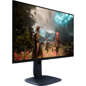 alienware-aw2725q-ports-side-01 მონიტორი Alienware 27 4K QD-OLED Gaming Monitor - AW2725Q (210-BQWV), UHD 3840x2160, 0.03 ms, 3 Year Warranty