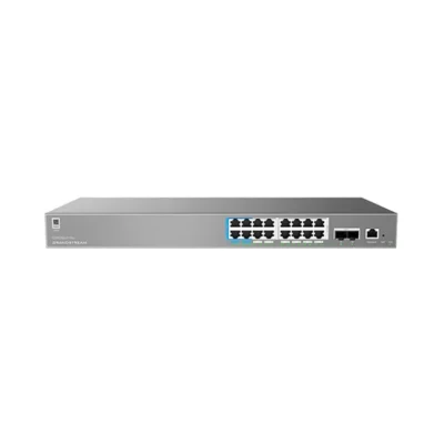 Grandstream GWN7802P Pro Layer 2++ Managed Network Switch 16x Gb RJ45 PoE ქსელის კომუტატორი