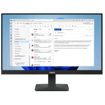 Lenovo ThinkVision S24-4e 23.8" FHD IPS მონიტორი 100Hz განახლების სიხშირით