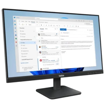 მონიტორი Lenovo ThinkVision S24-4e 23.8" FHD (1920x1080) IPS Monitor, 100Hz, 4ms, HDMI, VGA, Tilt Stand, 3 Year Warranty (64B5KAT1EU)