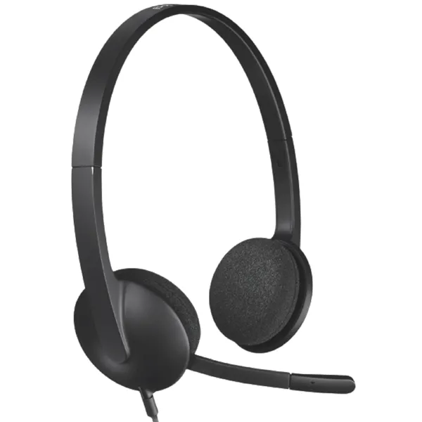 ყურსასმენი Logitech H340 (L981-000475) - USB, ხმაურის ჩამხშობი მიკროფონით
