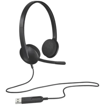logitech-h340-corded-usb-headset-black ყურსასმენი Logitech H340 (L981-000475) - USB, ხმაურის ჩამხშობი მიკროფონით