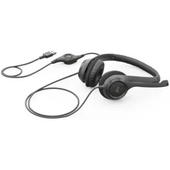 logitech-h390-corded-usb-headset-black-1 ყურსასმენი Logitech H390 (L981-000406) - USB, ხმაურის დამხშობი მიკროფონით