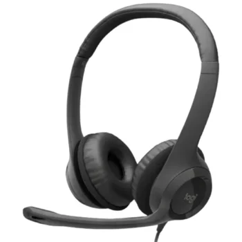 logitech-h390-corded-usb-headset-black ყურსასმენი Logitech H390 (L981-000406) - USB, ხმაურის დამხშობი მიკროფონით
