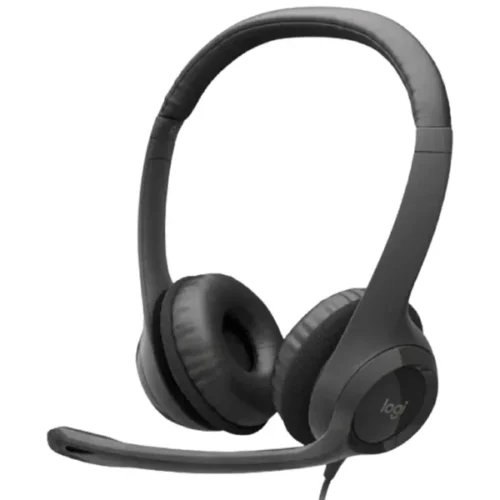 ყურსასმენი Logitech H390 (L981-000406) - USB, ხმაურის დამხშობი მიკროფონით