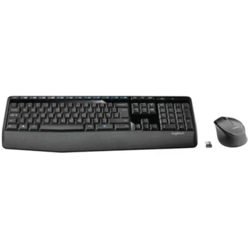 უკაბელო კლავიატურა და მაუსი Logitech MK345 (L920-008534) - Black, RUS