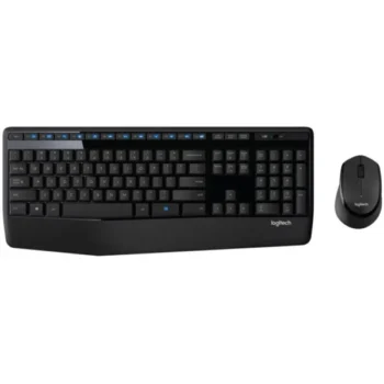 უკაბელო კლავიატურა და მაუსი Logitech MK345 (L920-008534) - Black, RUS