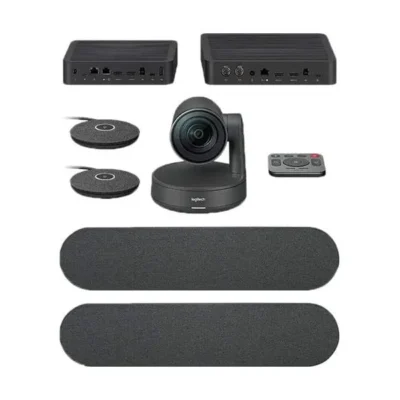 logitech-rally-plus-video-conference-system იდეო საკონფერენციო სისტემა Logitech Rally Plus (L960-001224) - 4K, 2 Mic Pods, 2 Speakers