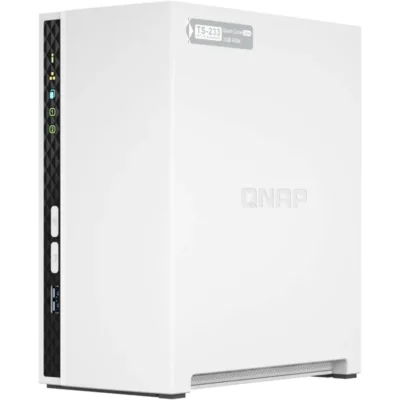 ქსელური საცავი (NAS) QNAP TS-233 (2-bay), ARM 2.0GHz, 2GB RAM