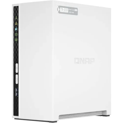 ქსელური საცავი (NAS) QNAP TS-233 (2-bay), ARM 2.0GHz, 2GB RAM