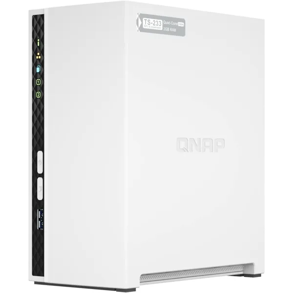 qnap-ts-233-nas-storage-server ქსელური საცავი (NAS) QNAP TS-233 (2-bay), ARM 2.0GHz, 2GB RAM