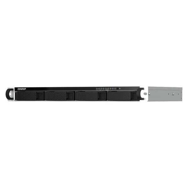 QNAP TS-464eU-8G (4-bay) 1U NAS - Intel Celeron, 8GB RAM, M.2 სლოტებით
