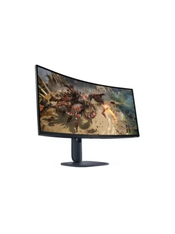 მონიტორი Dell Alienware 34 Gaming Monitor AW3425DWM, WQHD (3440x1440), 180Hz, 400 nits, 2x HDMI, 1x DisplayPort, 3Y (210-BQWL)