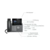 IP ტელეფონი Grandstream GRP2615 Carrier-Grade IP Phone, 10 Line Keys, 16 SIP Accounts, HD Audio (with Power Supply) (GRP2615)