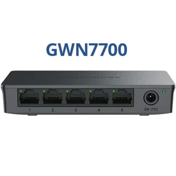 grandstream-gwn7700-5-port-gigabit-switch-front Grandstream GWN7700 5-პორტიანი Gigabit ქსელური სვიჩი Fornet.ge-ზე