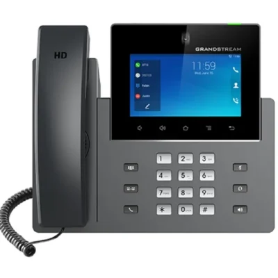 grandstream-gxv3450-ip-video-phone-front Grandstream GXV3450 IP ვიდეო ტელეფონი 5 დიუმიანი სენსორული ეკრანით