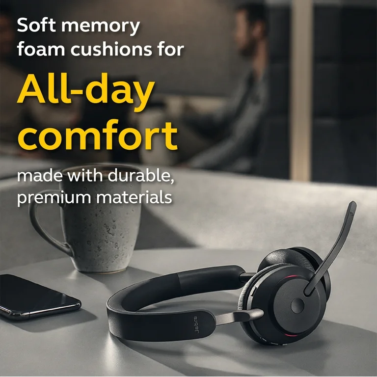 Jabra Evolve2 65 ბლუთუზ ყურსასმენი