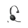 Jabra Evolve2 65 Link380a MS Mono Black უსადენო ყურსასმენი Fornet.ge-ზე