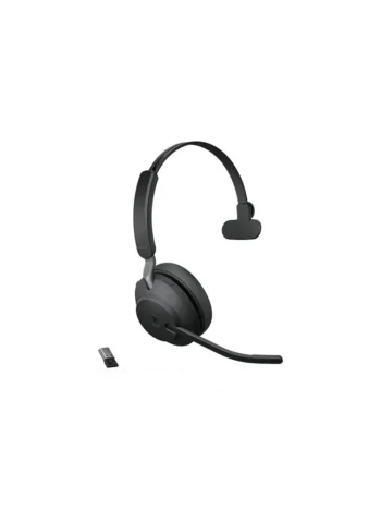 Jabra Evolve2 65 Link380a MS Mono Black უსადენო ყურსასმენი Fornet.ge-ზე