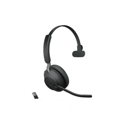Jabra Evolve2 65 Link380a MS Mono Black უსადენო ყურსასმენი Fornet.ge-ზე