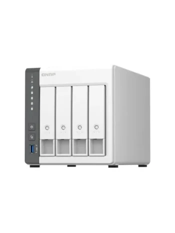NAS სერვერი QNAP TS-433-4G 4-bay NAS Server, ARM 4C 2.0GHz, 4GB RAM, 1x GbE, 1x 2.5GbE (TS-433-4G)
