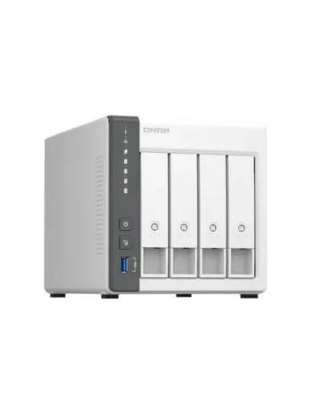 NAS სერვერი QNAP TS-433-4G 4-bay NAS Server, ARM 4C 2.0GHz, 4GB RAM, 1x GbE, 1x 2.5GbE (TS-433-4G)