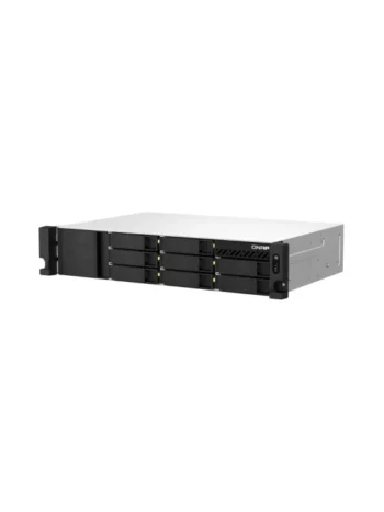 qnap-ts-864eure-8g-8-bay-nas-front-01 NAS სერვერი QNAP TS-864eU-RP-8G 8-bay 2U Short Depth Rackmount NAS, Intel Celeron N5095, 8GB RAM, 2.5GbE (TS-864eU-RP-8G)