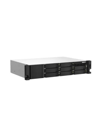 qnap-ts-864eure-8g-8-bay-nas-front-02 NAS სერვერი QNAP TS-864eU-RP-8G 8-bay 2U Short Depth Rackmount NAS, Intel Celeron N5095, 8GB RAM, 2.5GbE (TS-864eU-RP-8G)