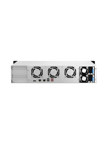 qnap-ts-864eure-rp-8g-ports NAS სერვერი QNAP TS-864eU-RP-8G 8-bay 2U Short Depth Rackmount NAS, Intel Celeron N5095, 8GB RAM, 2.5GbE (TS-864eU-RP-8G)